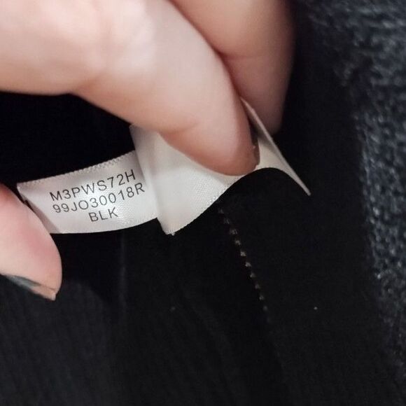 Marc New York Andrew Marc Black Zip Up Sweater Jacket Size Small Petite PS - Picture 7 of 7